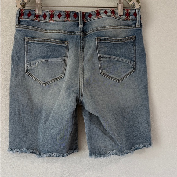 Driftwood Embroidered Denim Women Shorts - Picture 3 of 6